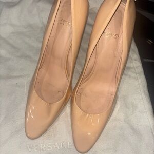 Versace Women's Beige Heels